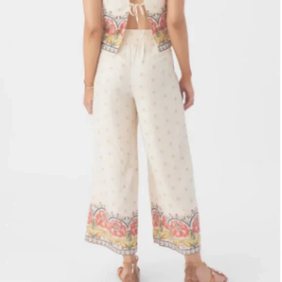 O'NEILL LACEY BORDER PRINT PANTS NWT - Picture 4 of 9